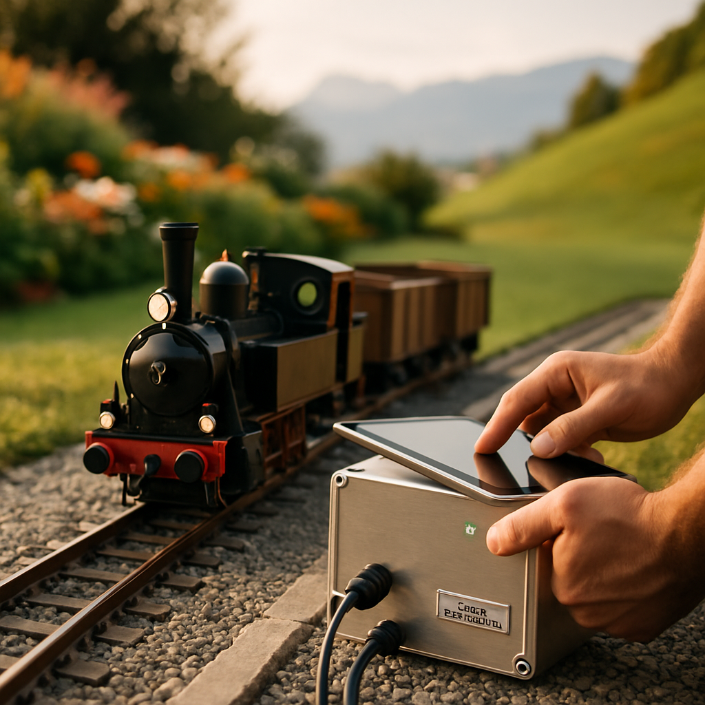 Antriebssysteme Integration für hochwertige Gartenbahnanlagen von Emch Gartenbahn AG