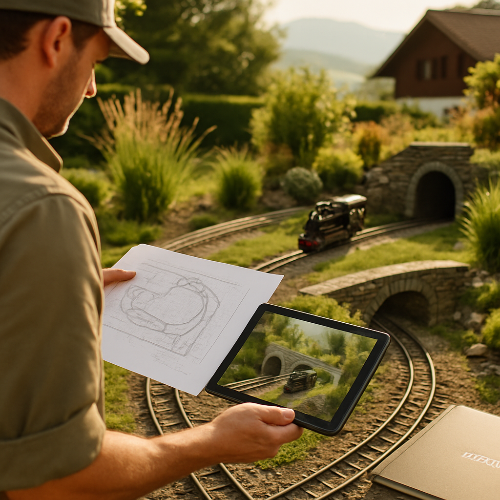 Planung und Design Ihrer Gartenbahn von Emch Gartenbahn AG in der Schweiz