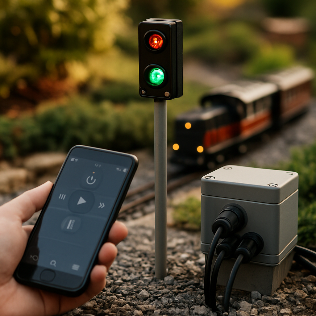 Signaltechnik Integration für Ihre Gartenbahn von Emch Gartenbahn AG
