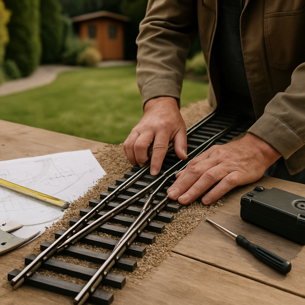 Weichenanordnung Gartenbahn: Perfekt geplant von Emch Gartenbahn AG