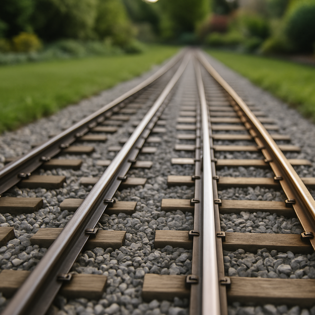 Schienenmaterial Auswahl für Ihre Gartenbahn von Emch Gartenbahn AG