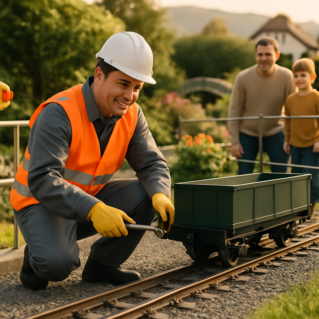 Betrieb, Sicherheit und Service der Gartenbahn von Emch-Gartenbahn AG